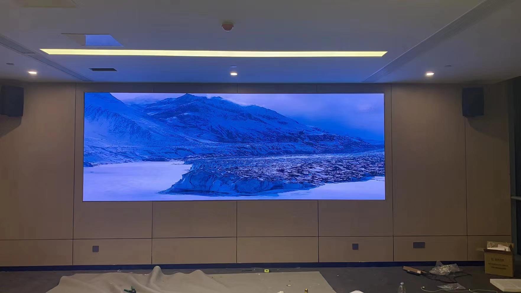 China Construction Fourth Engineering Bureau Indoor H1.6 Full Color Screen
