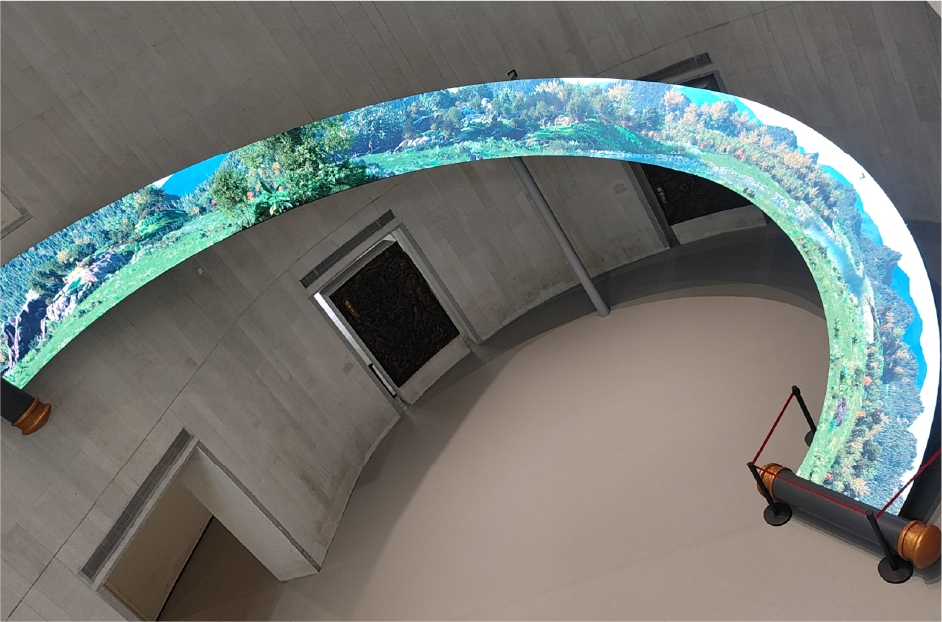 Shunchang Museum P2 special-shaped screen 38㎡